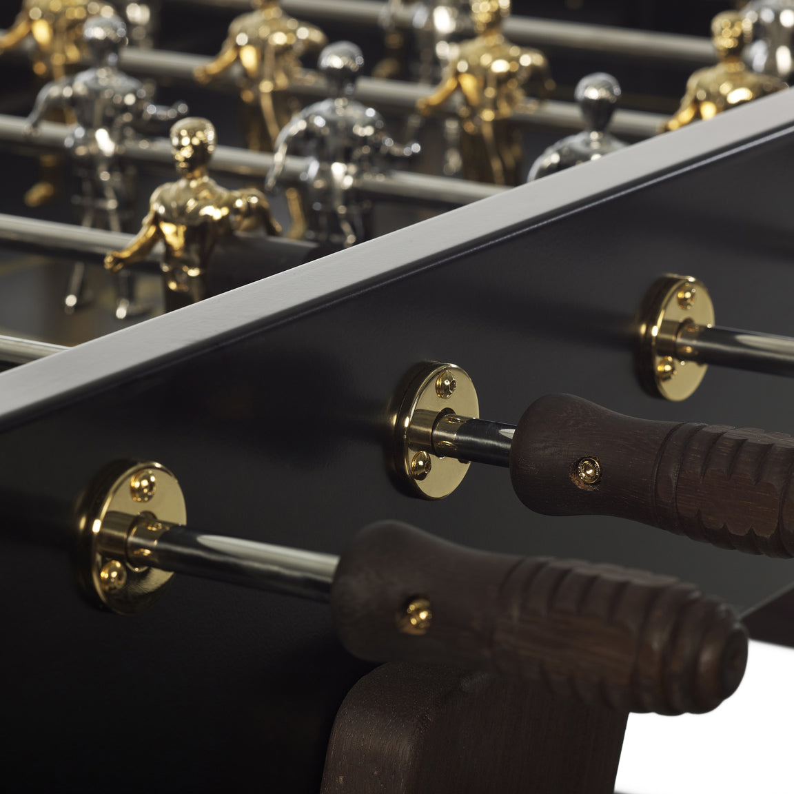 RS3 Wood Foosball Table - Black and Gold