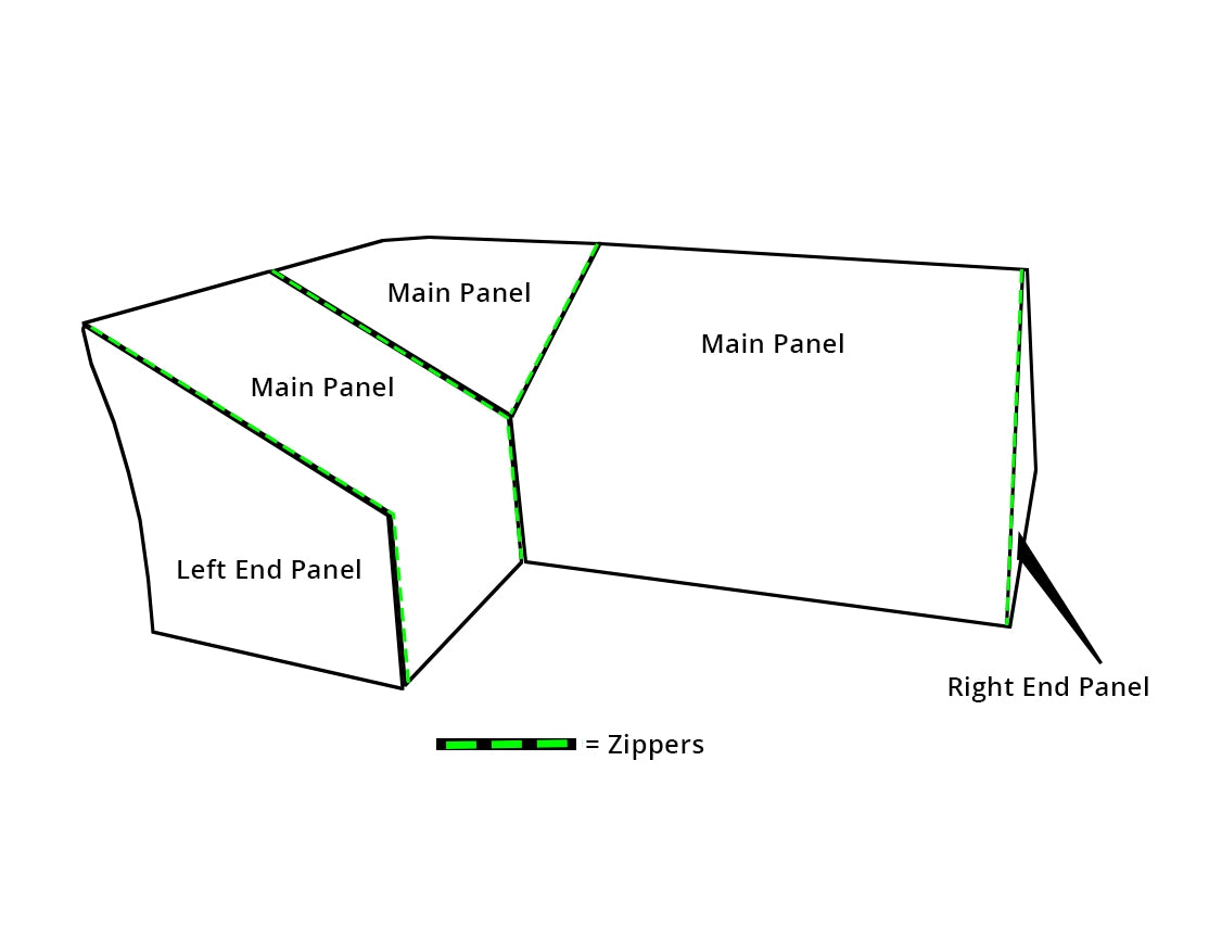 Kingsley Bate Chelsea Sectional Cover - Left End Panel