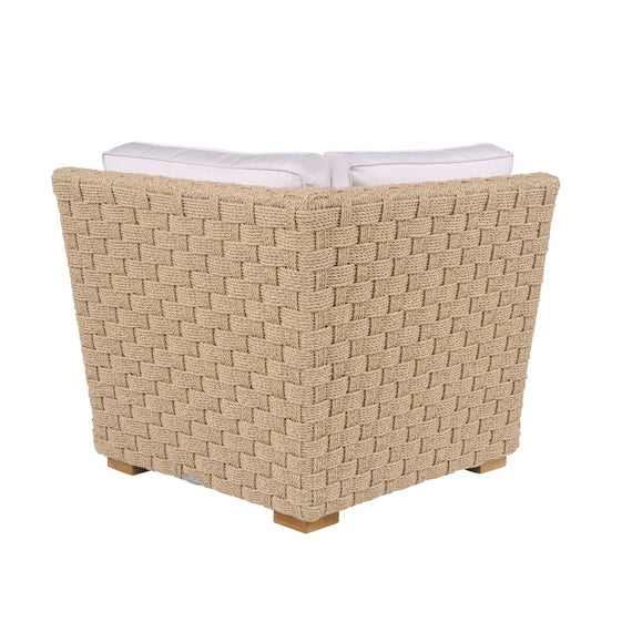 St. Barts Wicker Sectional Corner Chair - Thumbnail 2