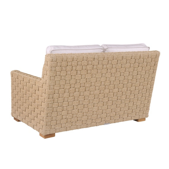 Kingsley Bate St. Barts Wicker Sectional Right Arm Facing Settee - Thumbnail 2