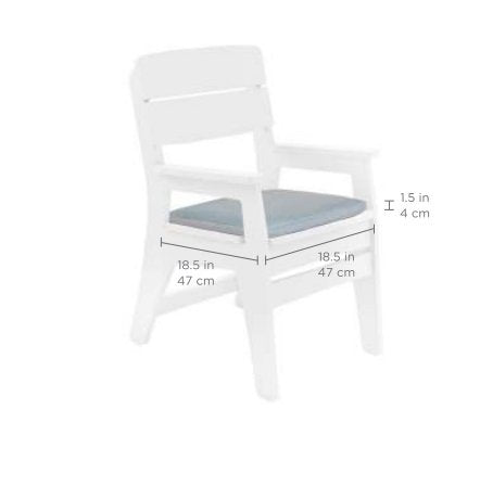 LEDGE Mainstay Dining Armchair Chair Seat Cushion