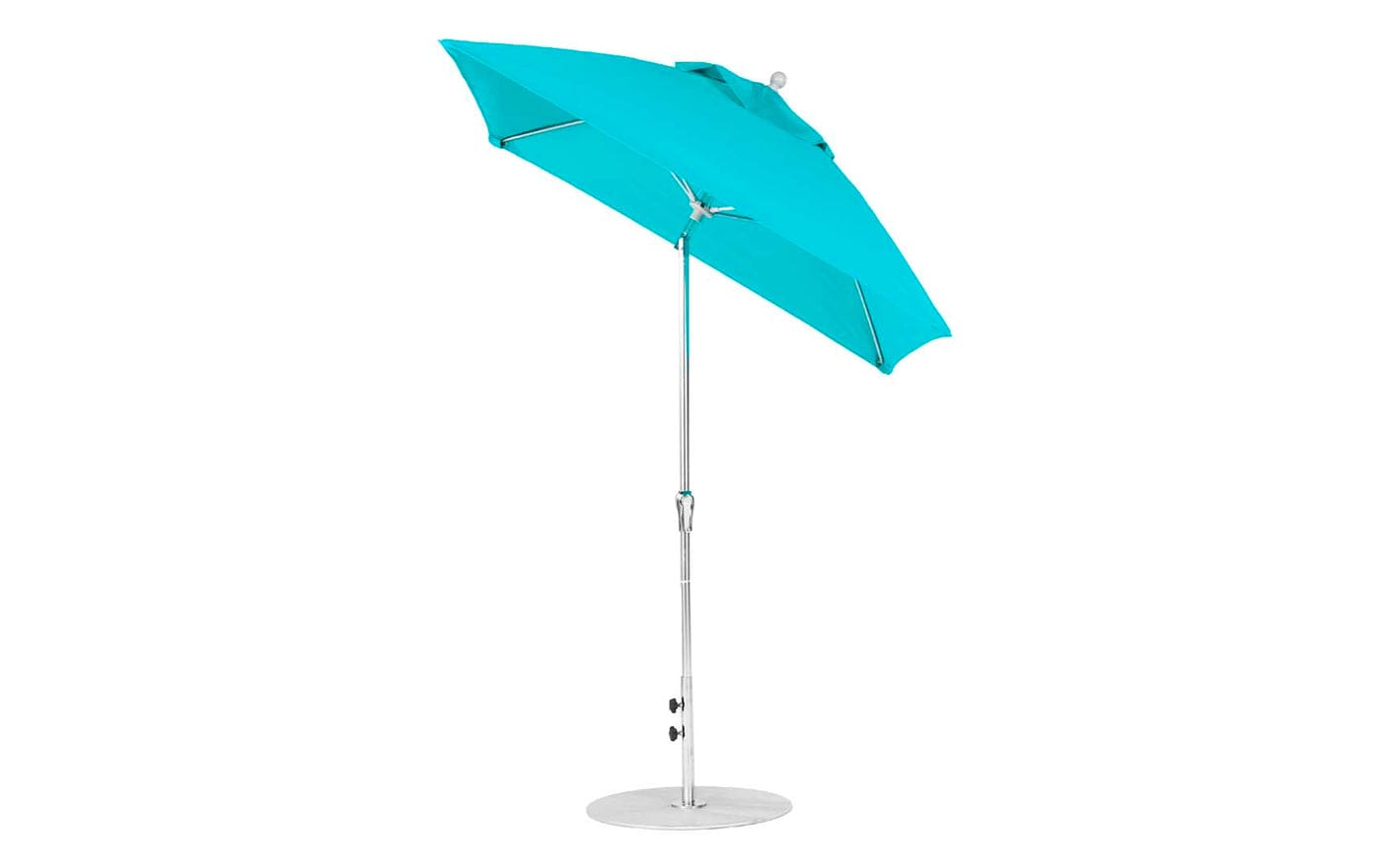Ledge 6.5' Square Crank Auto Tilt Essential Fiberglass Umbrella