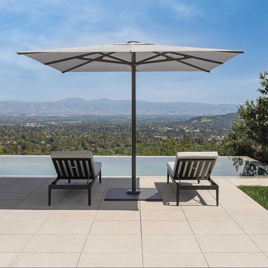 Shademaker Atlas 10' Square Centerpost Umbrella