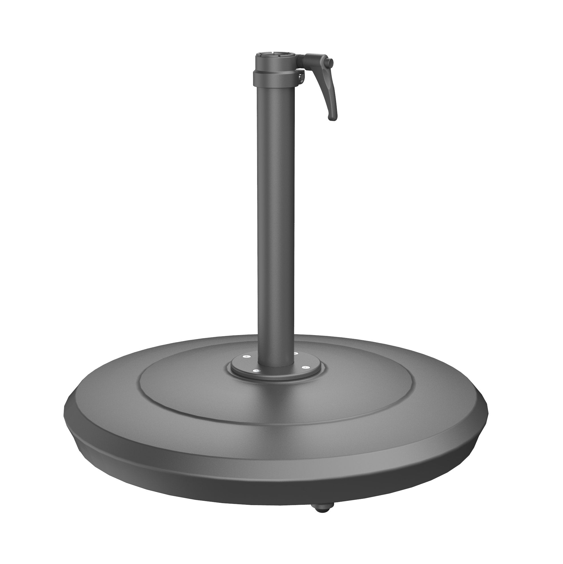 Shademaker 100 lbs Aurora Cast Aluminum Round Base with Wheels
