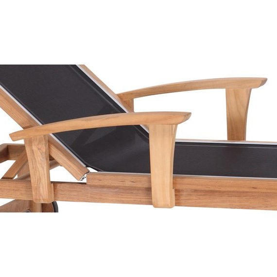Kingsley Bate St. Tropez Chaise Lounge - Optional Armrests
