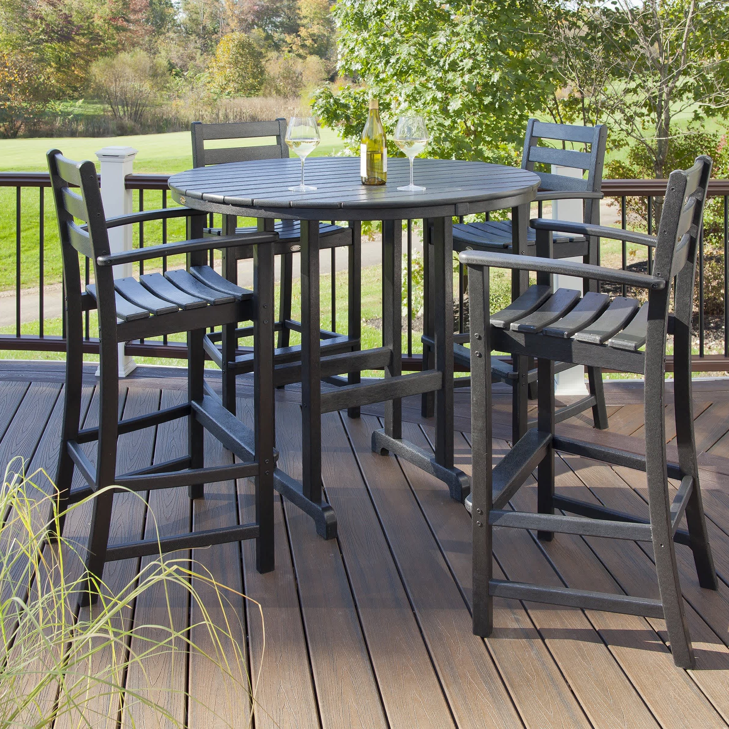 Trex® Outdoor Furniture™ Monterey Bay Round 48" Bar Table