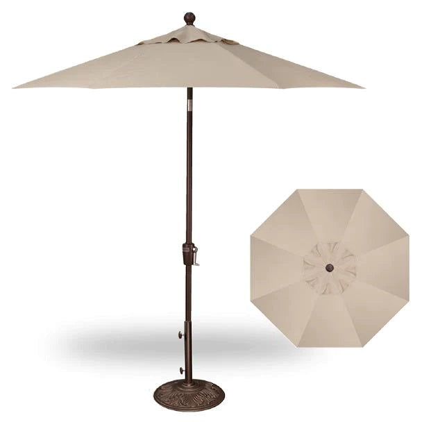 Treasure Garden 7.5' Octagon Push Button Center Post Tilt Umbrella