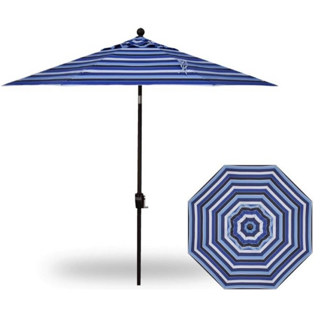 Treasure Garden 9' Octagon Push Button Tilt Center Post Umbrella
