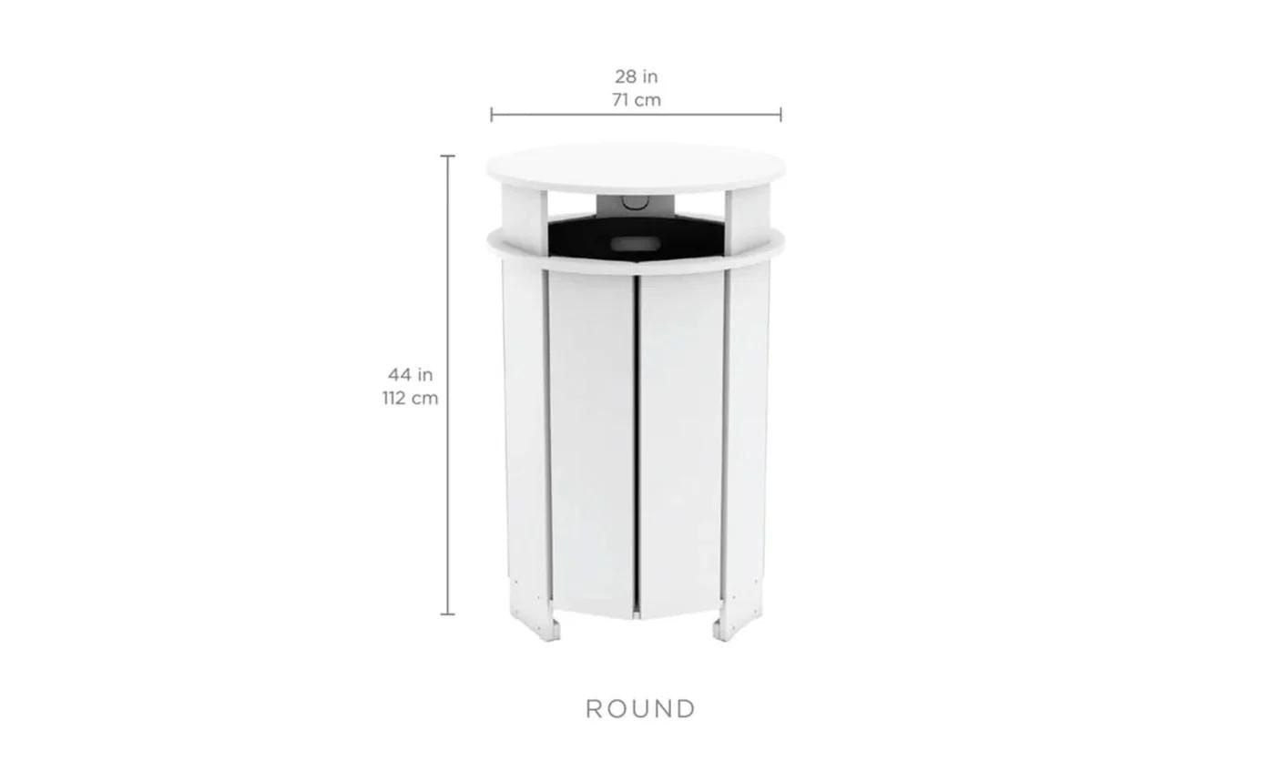 LEDGE Mainstay Industrial Trash Bin