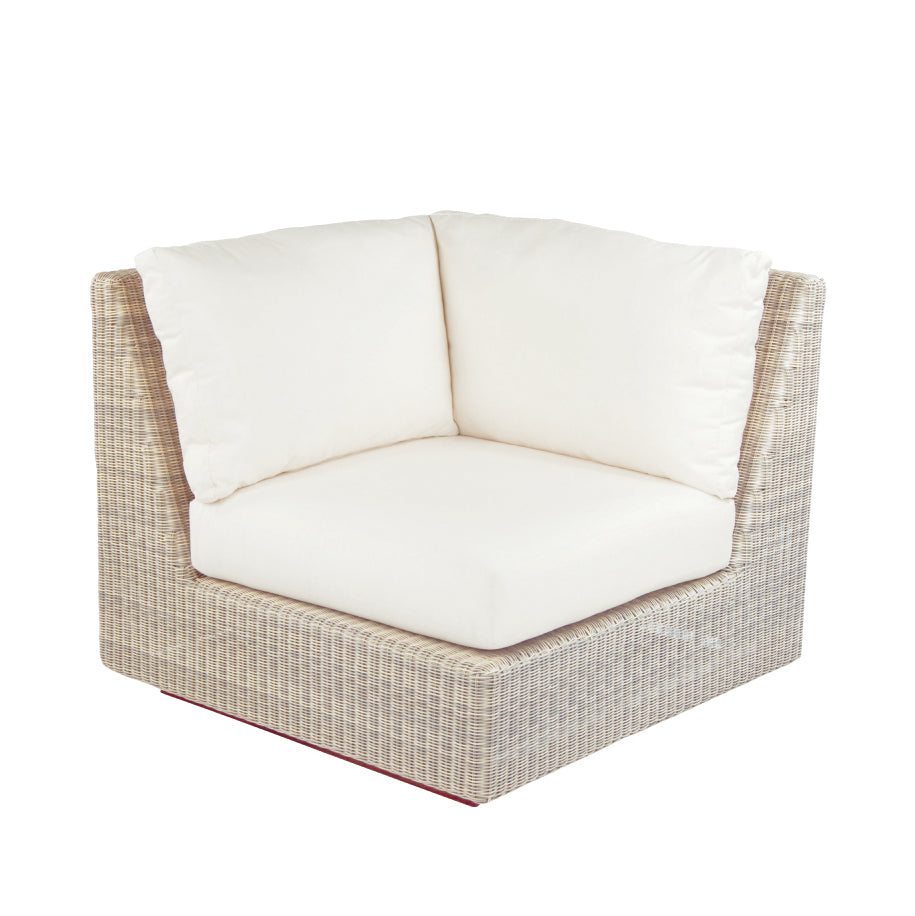 Kingsley Bate Westport Wicker Sectional - Corner Chair - Thumbnail 2