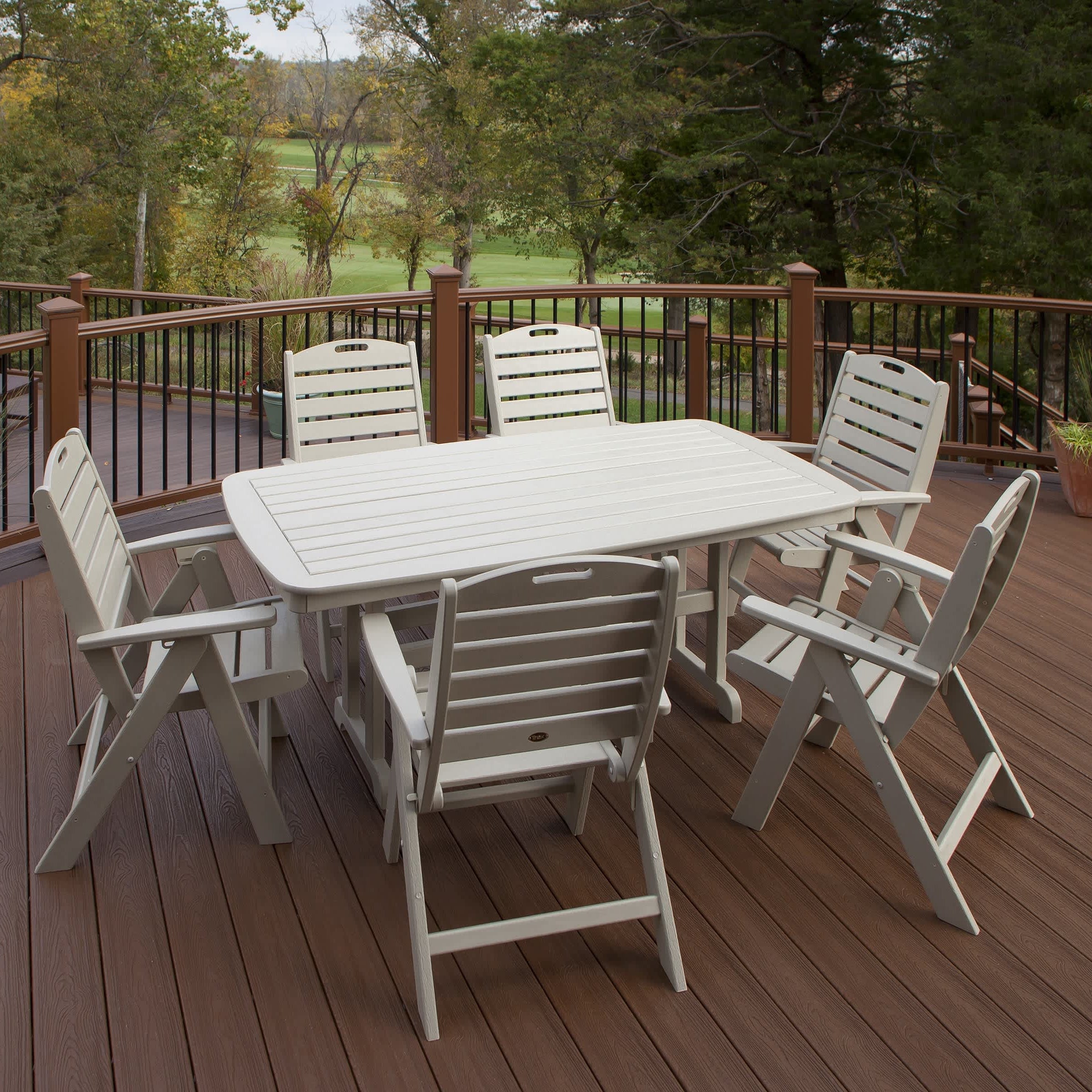 Trex® Outdoor Furniture™ Yacht Club Highback 7-Piece Dining Ensemble